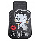 Plasticolor Floor Mat - Universal Fit Rubber Betty Boop With Kisses Set of 2 - 001597R01