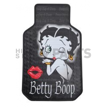 Plasticolor Floor Mat - Universal Fit Rubber Betty Boop With Kisses Set of 2 - 001597R01