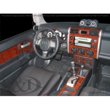 B & I Fender Dash Panel Trim WD665ASDB