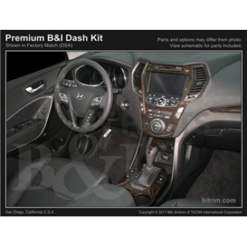 B & I Fender Dash Panel Trim WD1081DA2