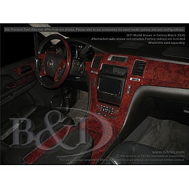 B & I Fender Dash Panel Trim WD1008BSCA