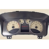 US Speedo Gauge Face Overlay - Tan Daytime Color/ Black Letter Color - H30612