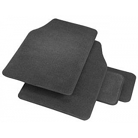 Rubber Queen Floor Mat - Universal Fit Carpet Gray Set of 4 - 70534