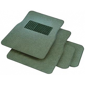 Rubber Queen Floor Mat - Universal Fit Carpet Black Set of 4 - 70541
