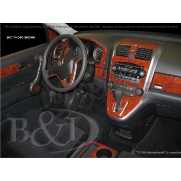 B & I Fender Dash Panel Trim WD971CSNB-1
