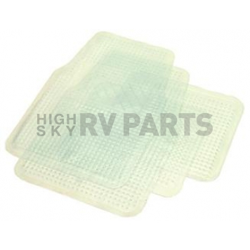 Rubber Queen Floor Mat - Universal Fit Rubber Black Set of 4 - 70611