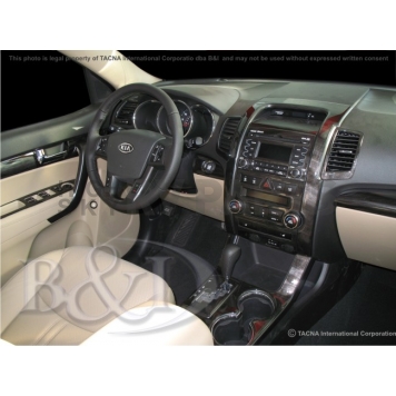 B & I Fender Dash Panel Trim WD979BSDE-1