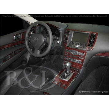 B & I Fender Dash Panel Trim WD986BSDB