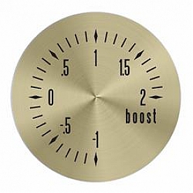 Aurora Instuments Gauge Face Overlay - Gold Daytime Color/ Black Letter Color - 62775