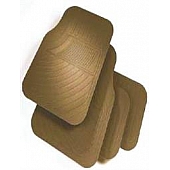 Rubber Queen Floor Mat - Cut-To-Fit Rubber Beige Set of 4 - 70743