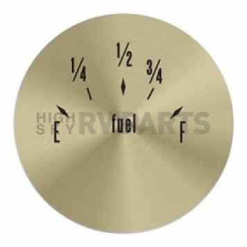 Aurora Instuments Gauge Face Overlay - Gold Daytime Color/ Black Letter Color - 62767