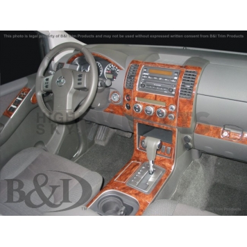 B & I Fender Dash Panel Trim WD578CDNP-1