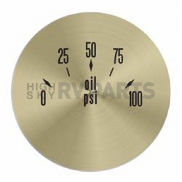 Aurora Instuments Gauge Face Overlay - Gold Daytime Color/ Black Letter Color - 62769