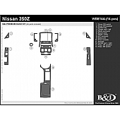 B & I Fender Dash Panel Trim WD814ARBA