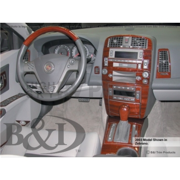 B & I Fender Dash Panel Trim WD622CSCD