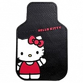 Plasticolor Floor Mat - Universal Fit Rubber Hello Kitty Head With Bow Set of 2 - 001463R01