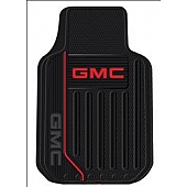 Plasticolor Floor Mat - Universal Fit Rubber GMC Logo Set of 2 - 001472R01