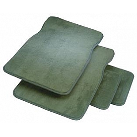 Rubber Queen Floor Mat - Universal Fit Carpet Black Set of 4 - 70551