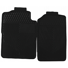 Highland Floor Mat - Multi-Fit Black Rubber Set of 2 - 4603800