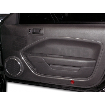 American Car Craft Interior Trim Kit - 2 Door Panel Trim/ 2 Speaker Grille Chrome Vinyl - 271008-2
