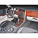 B & I Fender Dash Panel Trim WD560ACF1