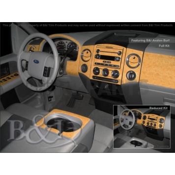 B & I Fender Dash Panel Trim WD535JSNB-1