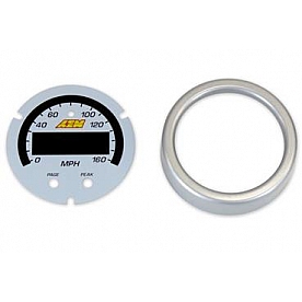 AEM Electronics Gauge Face Overlay - White Daytime Color/ Nighttime Color - 300313ACC