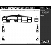 B & I Fender Dash Panel Trim 3D030A5SDB