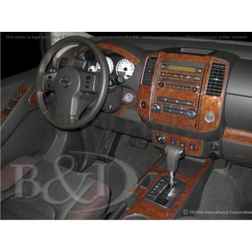 B & I Fender Dash Panel Trim WD930ARBA-1