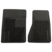 Husky Liner Floor Mat - Direct-Fit Black TPE - Thermoplastic Elastomer Set of 2 - 51121