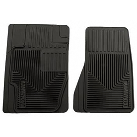 Husky Liner Floor Mat - Direct-Fit Black TPE - Thermoplastic Elastomer Set of 2 - 51121