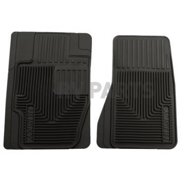 Husky Liner Floor Mat - Direct-Fit Black TPE - Thermoplastic Elastomer Set of 2 - 51121