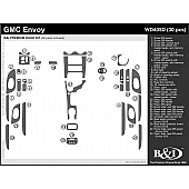 B & I Fender Dash Panel Trim WD405DDET