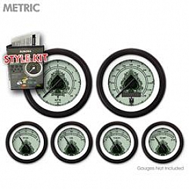 Aurora Instuments Gauge Face Overlay - Fiber Black Letter Color - 5653