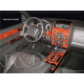 B & I Fender Dash Panel Trim WD945ARBA-1