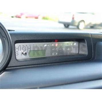 US Speedo Gauge Face Overlay - Silver Daytime Color/ Blue Letter Color - SSSCI04B