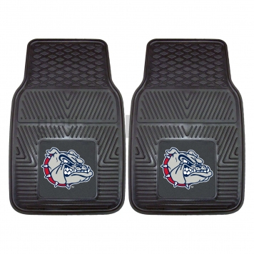Fan Mat Floor Mat - Universal Fit Black Vinyl Set of 2 - 15026