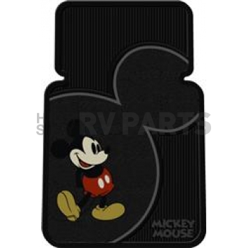 Plasticolor Floor Mat - Universal Fit Rubber Mickey Set of 2 - 001372R01