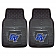 Fan Mat Floor Mat - Universal Fit Black Vinyl Set of 2 - 17376