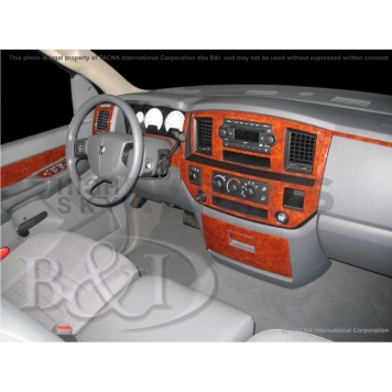 B & I Fender Dash Panel Trim WD637ASPS-1