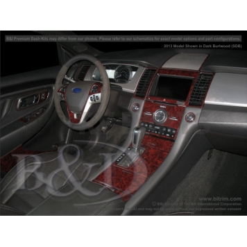 B & I Fender Dash Panel Trim WD1085ACF1
