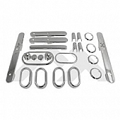 Crown Automotive Interior Trim Kit RT Off-Road Chrome Plated Plastic - RT27030