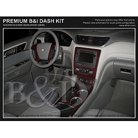 B & I Fender Dash Panel Trim WD1130ASDB
