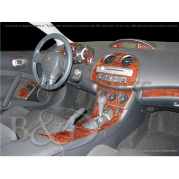 B & I Fender Dash Panel Trim WD617ACF1-1