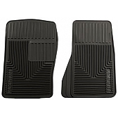 Husky Liner Floor Mat - Direct-Fit Black TPE - Thermoplastic Elastomer Set of 2 - 51071
