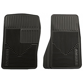 Husky Liner Floor Mat - Direct-Fit Black TPE - Thermoplastic Elastomer Set of 2 - 51071