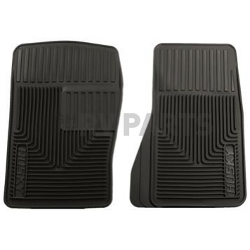 Husky Liner Floor Mat - Direct-Fit Black TPE - Thermoplastic Elastomer Set of 2 - 51071