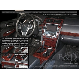 B & I Fender Dash Panel Trim 3D060A3SDB