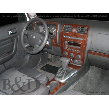 B & I Fender Dash Panel Trim WD836CDC4