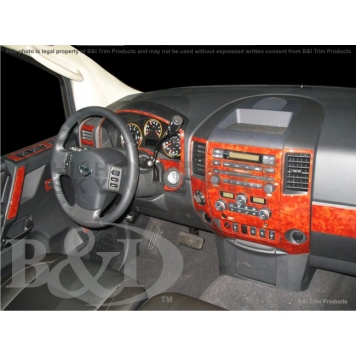 B & I Fender Dash Panel Trim WD840ADET